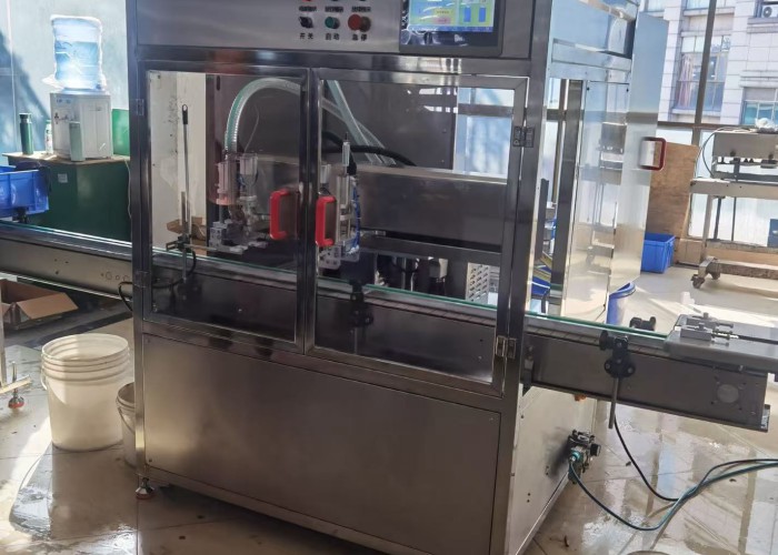 2-Schlauch nach Füll - und Kapsellinie - 80g Waschmittel